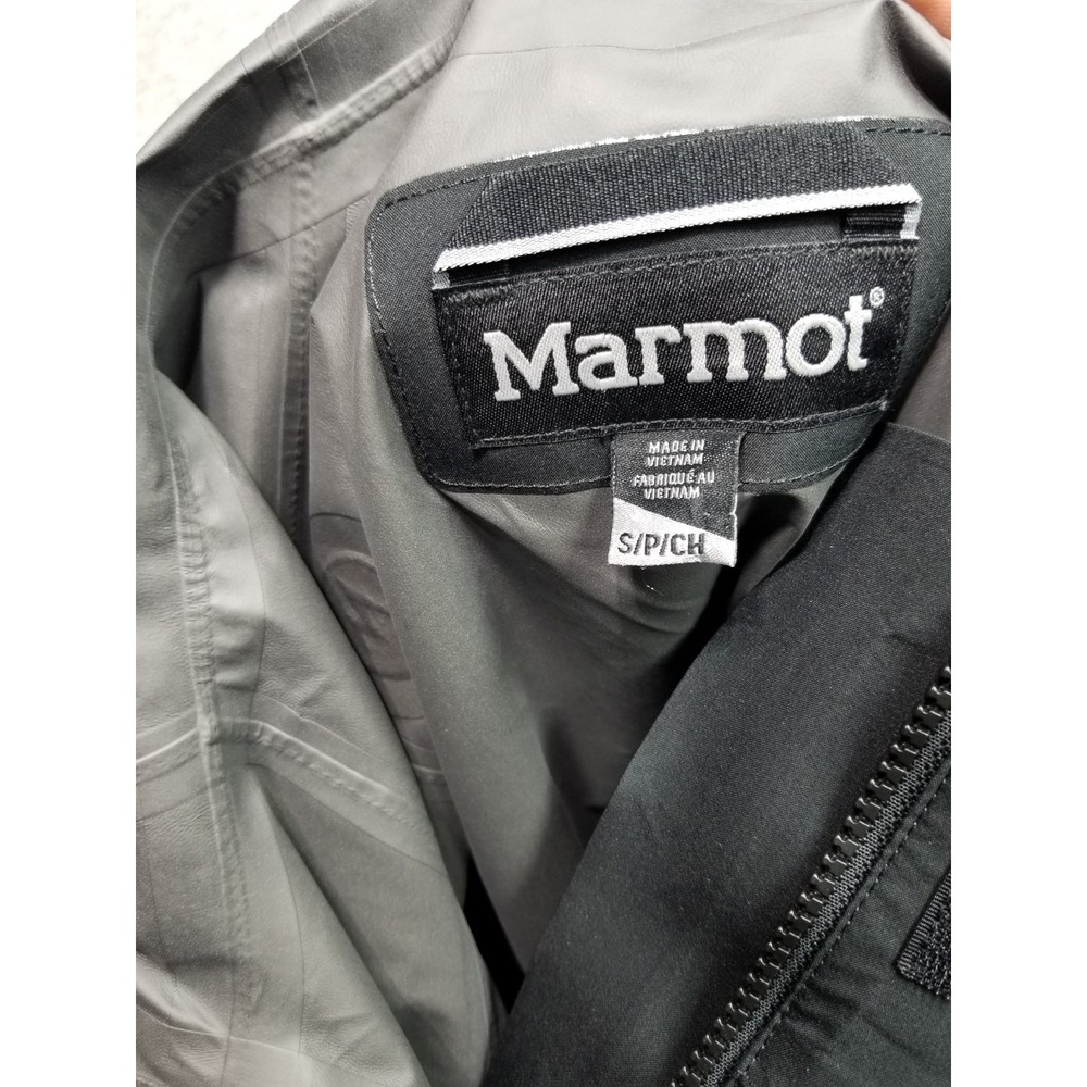 Marmot Gore Tex Minimalist Jacket Womens SMALL Hooded Rain Shell Waterproof - Picture 10 of 11
